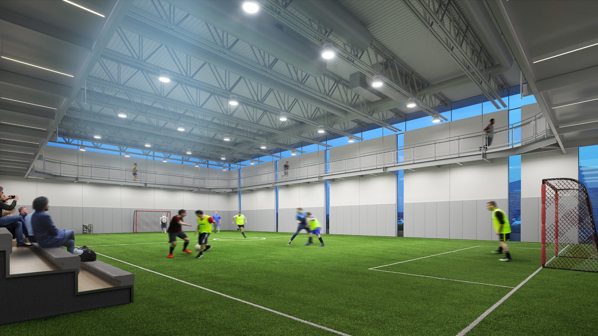 Indoor Soccer View